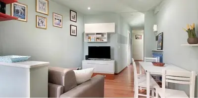 TV o dispositivi per l'intrattenimento presso Nel blu dipinto di blu Apartment