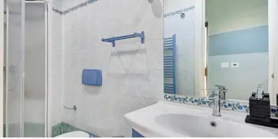 Bagno di Nel blu dipinto di blu Apartment