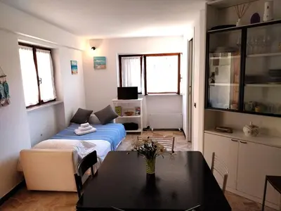 TV o dispositivi per l'intrattenimento presso Casa Fulvia with terrace