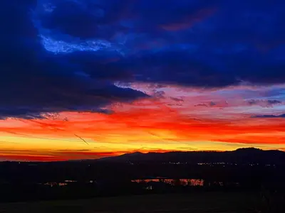 Paesaggio naturale nelle vicinanze del bed & breakfast
