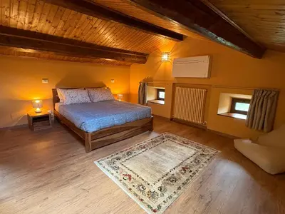 Letto o letti in una camera di Val di Codena - Holiday Home
