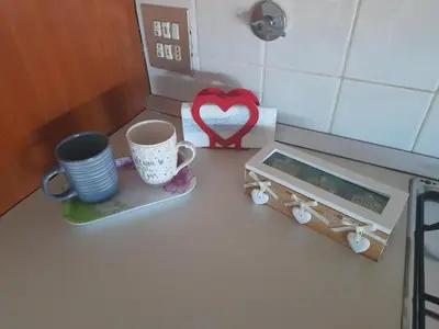 Set per la preparazione di tè e caffè presso A casa di Annamaria