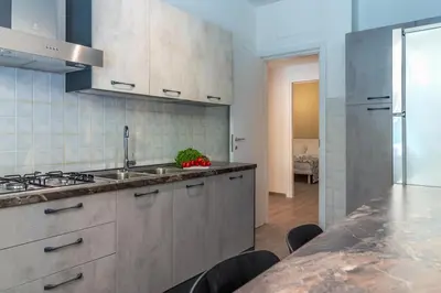 Cucina o angolo cottura di CASA VERA Tra storia, mare e comodità