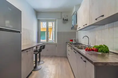 Cucina o angolo cottura di CASA VERA Tra storia, mare e comodità