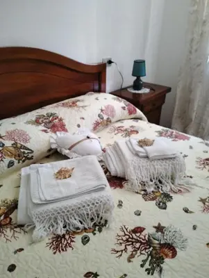 Letto o letti in una camera di CA DU STEA