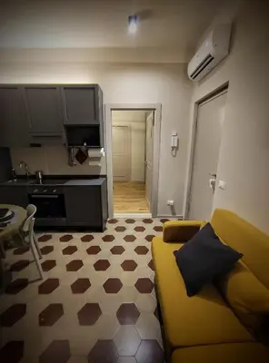 Area soggiorno di casa in oltretorrente Parma