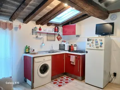 Cucina o angolo cottura di CA' POMPOSA bed & relax