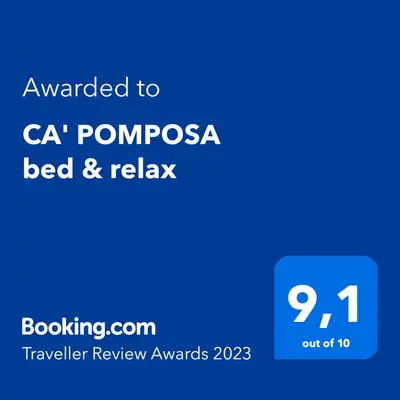 Certificato, attestato, insegna o altro documento esposto da CA' POMPOSA bed & relax