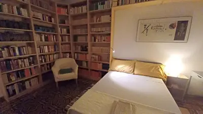Letto o letti in una camera di Casa Braglia
