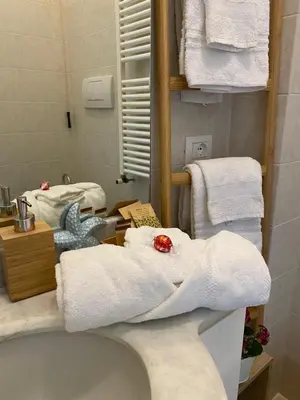 Letto o letti in una camera di Casa nel Golfo - free parking