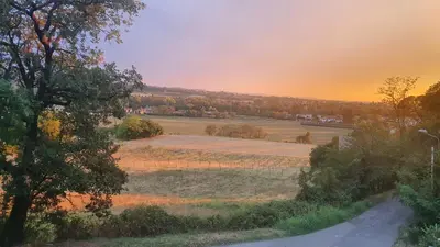 Paesaggio naturale nelle vicinanze del bed & breakfast