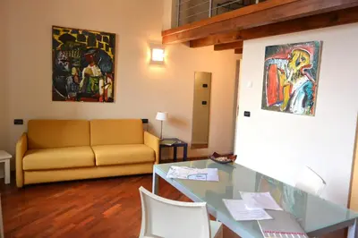 Area soggiorno di Residence Alcorso