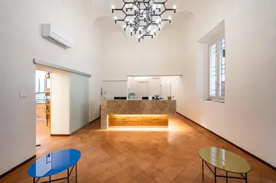 Area soggiorno di Cà Uberti Home Boutique, MantegnaHotels