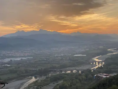 Paesaggio naturale nelle vicinanze della casa vacanze