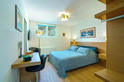 Letto o letti in una camera di VILLA VITTORIA B&B - Wellness
