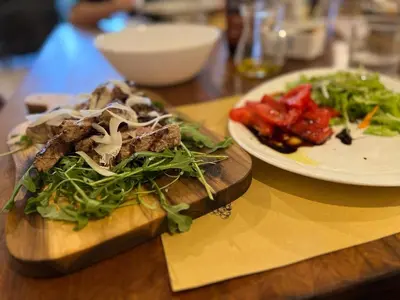 Cibo presso l'agriturismo o nelle vicinanze