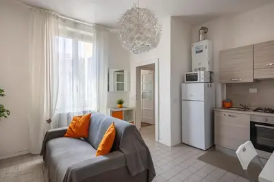 Cucina o angolo cottura di Appartamento vicino Ospedale con self check-in