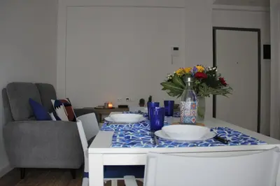 Area soggiorno di New apartment close to the Cinque Terre