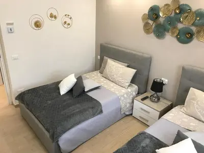 Letto o letti in una camera di Cà Nicola 3