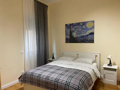 Letto o letti in una camera di Casa Linda