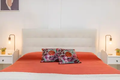 Letto o letti in una camera di City Center Piazza Pomposa Suite