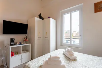 Letto o letti in una camera di Luxury Suite {Fuga Romantica } Ponte Coperto