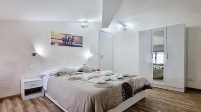 Letto o letti in una camera di Guest Holiday Mandra 12 e 13