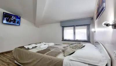 Letto o letti in una camera di Guest Holiday Mandra 12 e 13