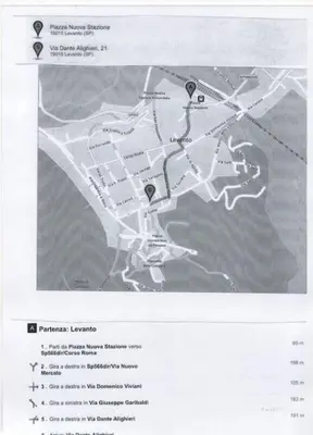 Planimetria di Beatrice Nel centro di Levanto