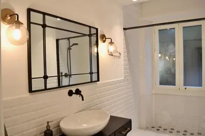 Bagno di Cosy Home Riviera Wi-fi, AC, terrace 3 BDR