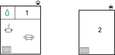 Planimetria di Cozy Home In Tribogna With Wifi