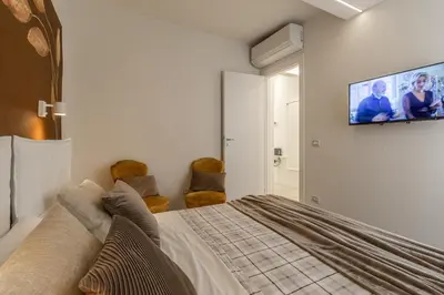 TV o dispositivi per l'intrattenimento presso Suite Pomposa 28 - Affitti Brevi Italia