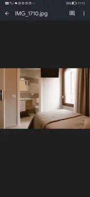 Letto o letti in una camera di Locanda del vecchio mulino