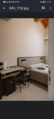 Letto o letti in una camera di Locanda del vecchio mulino