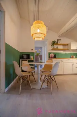 Cucina o angolo cottura di Corte 1 con parcheggio gratuito