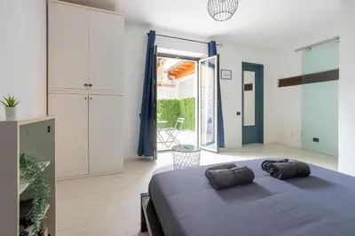 Letto o letti in una camera di CENTRO STORICO • Wi-Fi, Netflix e Terrazzo