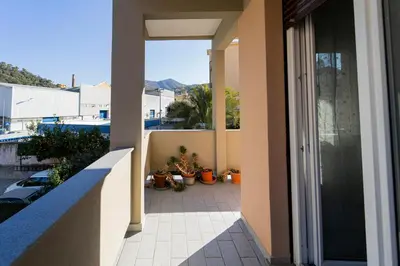 Balcone o terrazza di 097 - Casa Stella a Riva Trigoso, 300 metri da mare e spiaggia, POSTO AUTO PRIVATO GRATIS