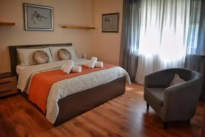 Letto o letti in una camera di Due passi dal Te