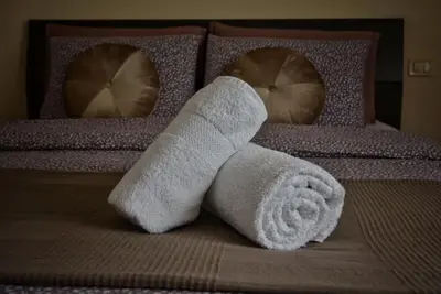 Letto o letti in una camera di Due passi dal Te