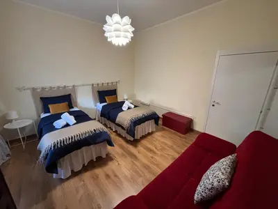 Letto o letti in una camera di Due passi dal Te