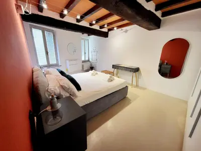 Letto o letti in una camera di New Street House