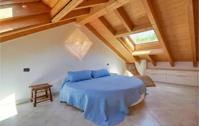 Letto o letti in una camera di 3 Bedroom Beautiful Home In Moneglia