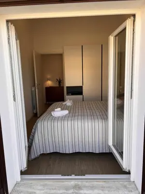 Letto o letti in una camera di The Terrace in passeggiata a Chiavari