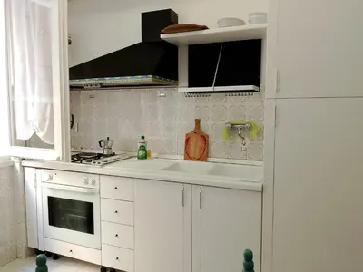 Cucina o angolo cottura di Incantevole appartamento davanti al mare, Chiavari