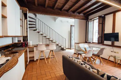 Area soggiorno di Palazzo Te - Casa mantovana Giuseppina Rippa