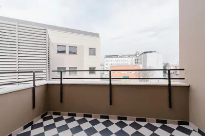Balcone o terrazza di Pavia Tower - by Host4U