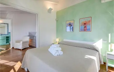 Letto o letti in una camera di Stunning Home In Zoagli With Wifi