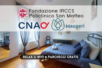 Planimetria di OSPEDALI e UNIVERSITÀ - Policlinico San Matteo a 300m - Parcheggio GRATIS