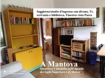 Biblioteca nell'appartamento