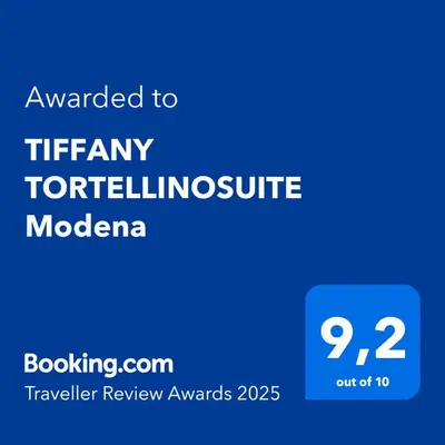 Certificato, attestato, insegna o altro documento esposto da TIFFANY TORTELLINOSUITE Modena